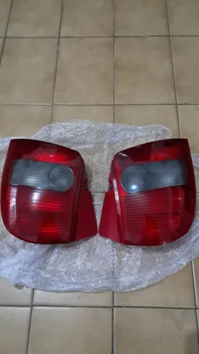 Par Lanterna Traseira Palio G1 - 1996 1997 a 2000 - Rubi Fumê