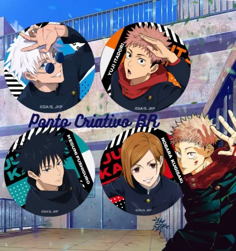 Kit de Bottons Jujutsu Kaisen