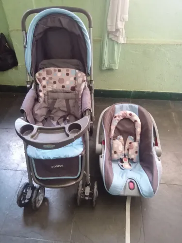 Kit bebê conforto e carrinho Cosco