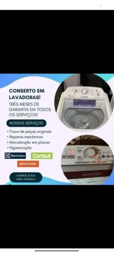 Conserto de máquina de lavar roupa