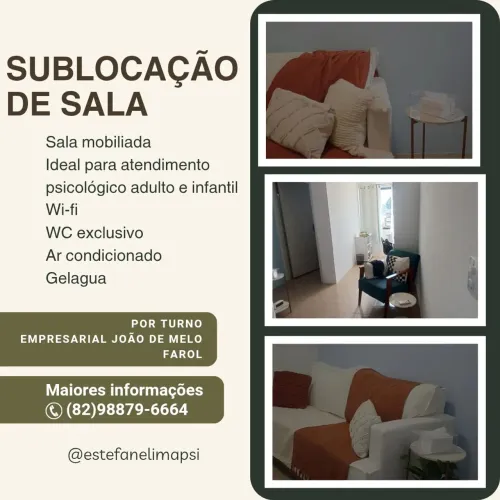 Sala para Psicanalista e Psicólogo/a
