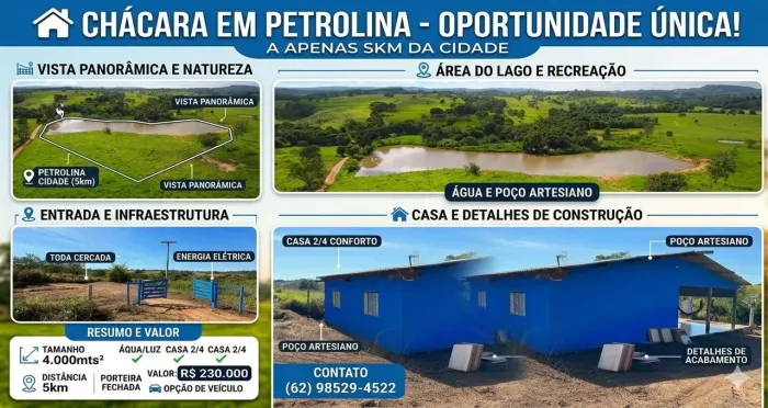 Chácara petrolina 