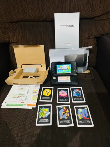 Nintendo 3DS Old Destravado Na Caixa + 200 Jogos instalados + AR Cards + Manuais 
