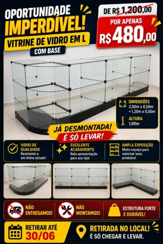 Vitrines/ Prateleiras de vidro