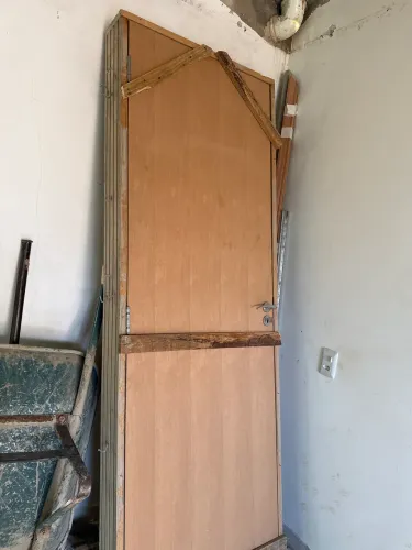 Batente de madeira para porta de 80
