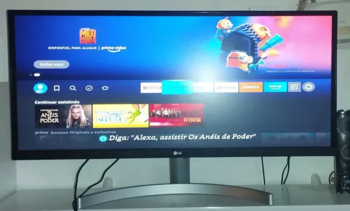 Monitor LG Ultrawide 29 polegadas Branco 75hz Usado Funcionando Perfeitamente