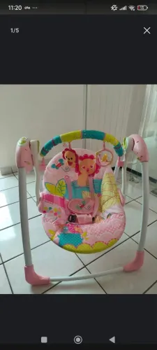 Cadeirinha automática balanço bebê 