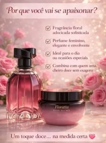 Lançamento Kit Floratta Rose Screé
