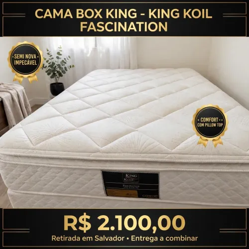 Cama box king koil fascination