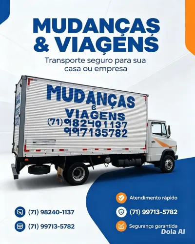 Disk transporte mudanças carreto serviço e viagem
