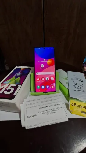 Celular Samsung M51 impecável tela original ,com procedência