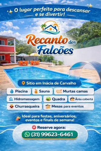 Aluguel de sítio BH e região (localizado em São José da lapa)