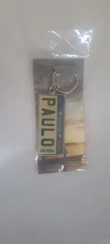 Chaveiro com o nome Paulo
