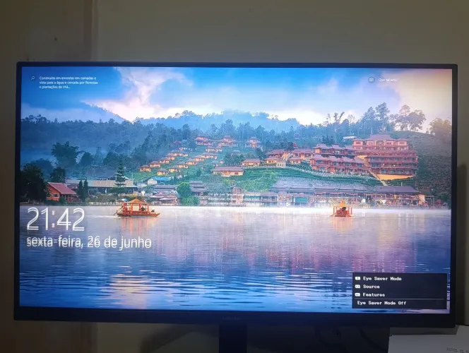 Monitor Samsung gamer 23.8 novo 