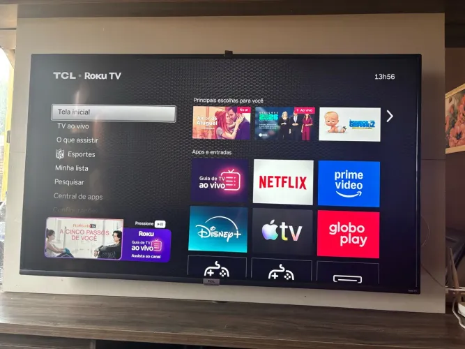 Televisão TCL 50 polegadas 