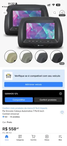 Multimídia pionner X5780 TV + par de encostos de cabeça com telas escravo.