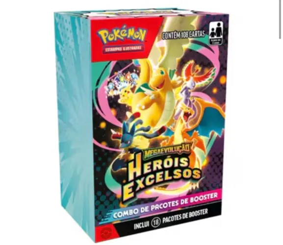 Mini BB Pokémon Heróis Excelsos - Lacrada | Produto Nacional