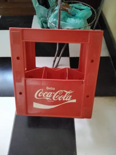 Engradado antigo coca cola perfeito para 6 garrafas