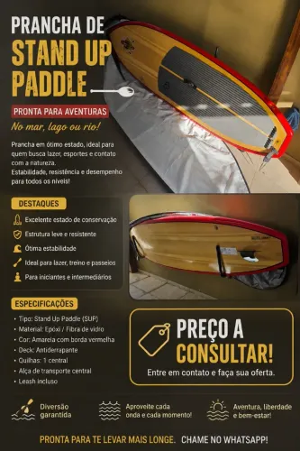 Vendo prancha Stand up paddle