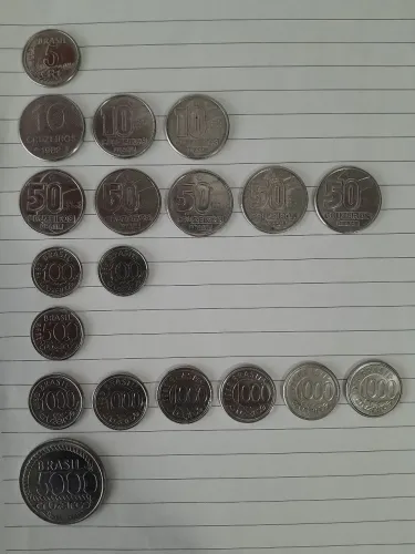 Moedas antigas - Cruzeiros