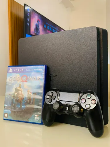 Ps4 Slim 500GB + 1 Controle Original + Jogo