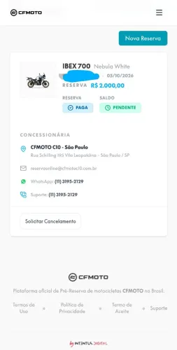 Vendo reserva da IBEX 700