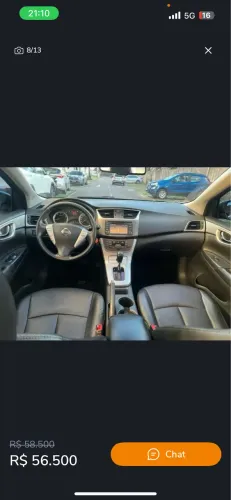 Nissan Sentra SL 2.0/ 2.0 Flex Fuel 16V Aut. 2014