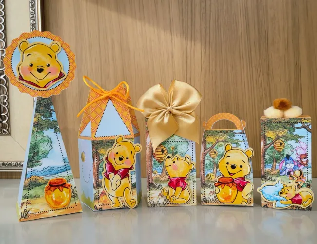 Caixinha Personalizada - Ursinho Pooh