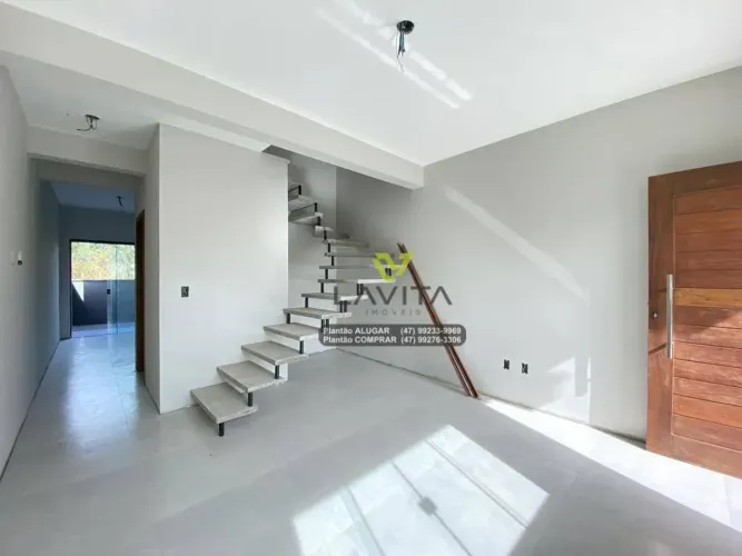 Casa com 2 dormitórios para alugar, 112 m² por R$ 2.400/mês - Belchior Central - Blumenau/
