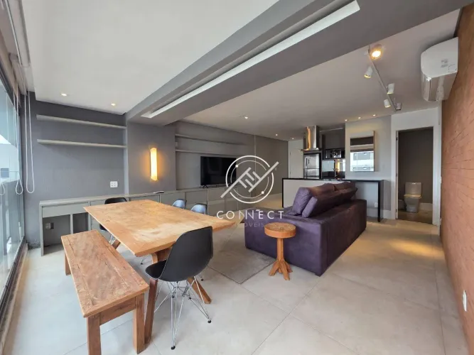 Apartamento mobiliado no Brooklin à venda - 62 m² por R$ 1.220.000 - Brooklin - São Paulo/