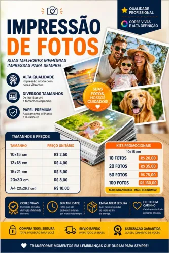 Revelação de fotos