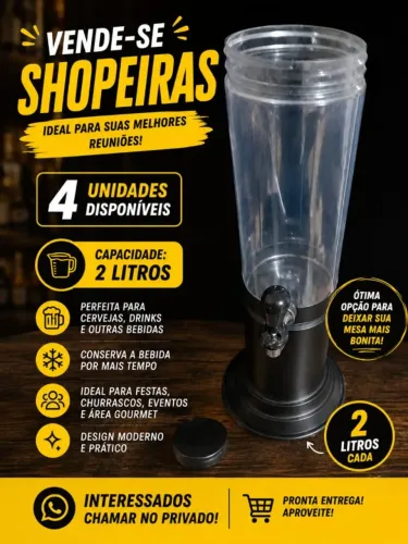 Kik 4 Torres para choop e cerveja 2L