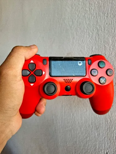 Controle Bluetooth PS4 Vermelho NOVO - FRETE GRÁTIS