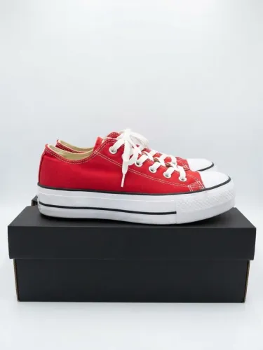 Tênis All Star Vermelho Original (Platform/Plataforma) - Usado 2x c/ Caixa