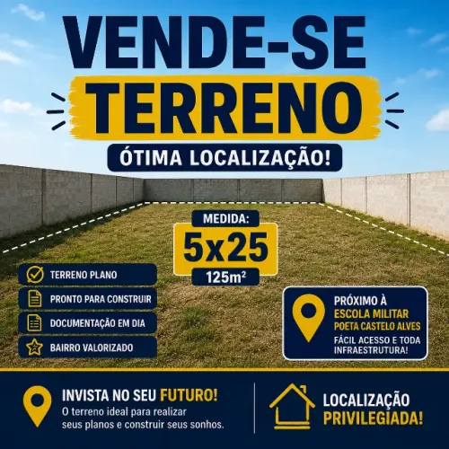 Terreno 5x25