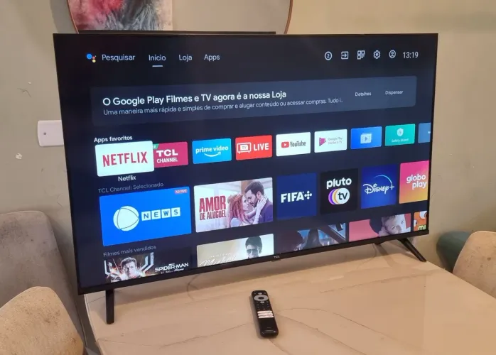 Tv Smart TCL Semp 43 Polegadas Full HD - Sistema Android - Bordas infinita - impecável