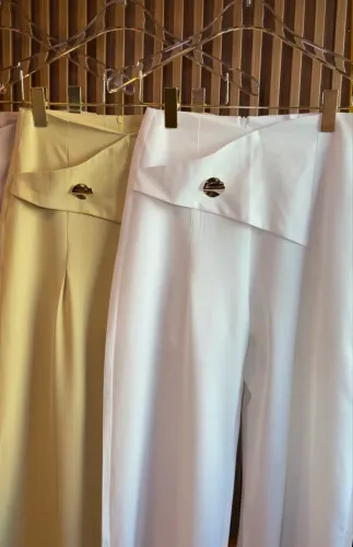 Calça Branca Alfaiataria