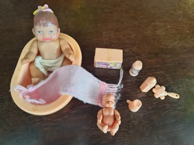 Kit Mini Banho E Berçário Estilo Barbie Vintage Anos 90