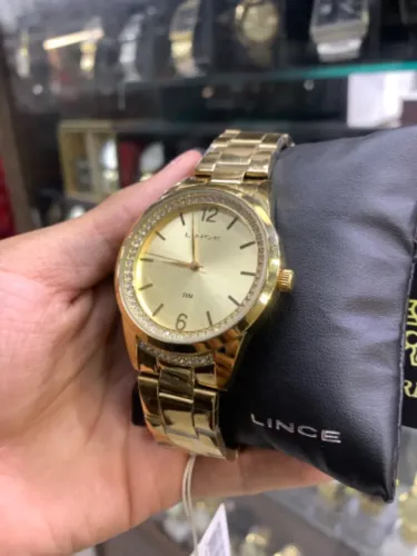 Relógio lince analógico prova d?água original com 01 ano de garantia