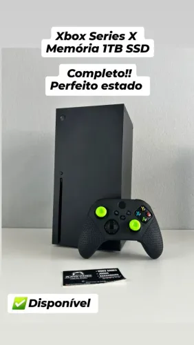 Xbox Series X Memória 1TB SSD Completo!! (Aceito Cartão)