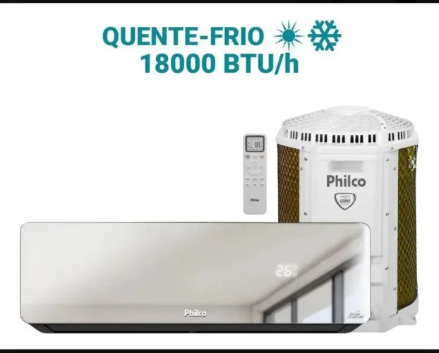 Ar condicionado PHILco - 18.000 BTUs espelhado (novo)