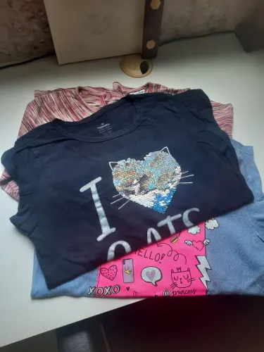 Kit 3 blusas manga longa (T 12)