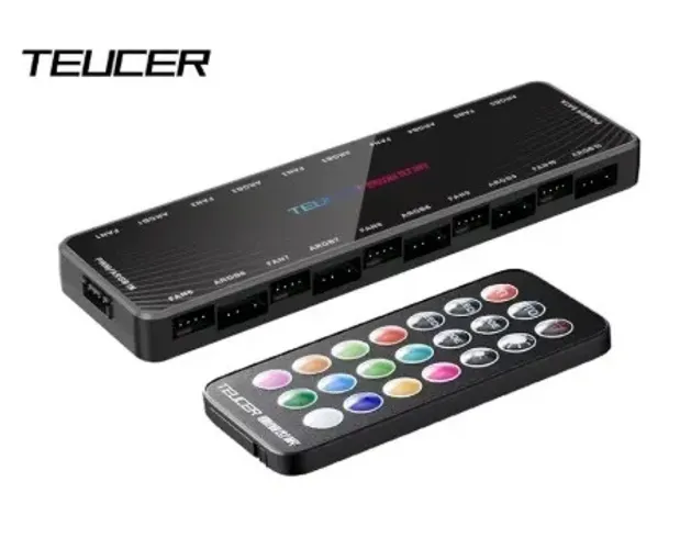 Controladora ARGB / PWM Teucer 10 Fans 2 in 1. Entrego. Leia