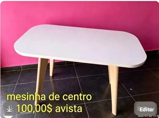 Mesinha de centro retangular