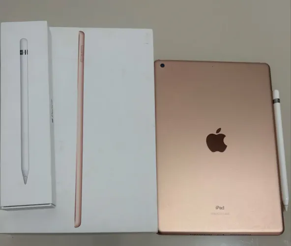 IPAD 8 Rose Gold 32g + IPPLE PENCIL 1geração
