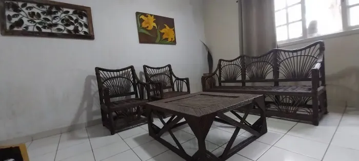 Sala completa em Cipó(fibra natural)