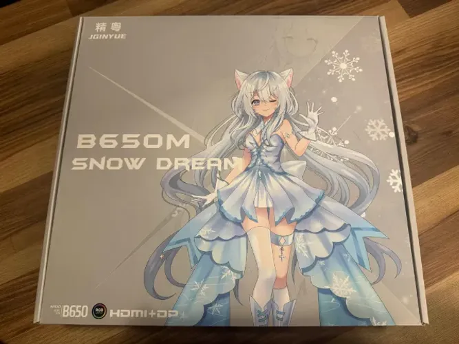 PLACA MÃE JGINYUE B650M Snow Dream AM5 DDR5