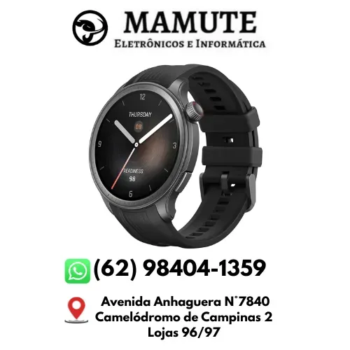 Relógio Smartwatch Amazfit Balance 46mm GPS Alexa Zepp Flow Embutidos