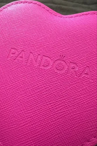 Porta joias Pandora importado pink rosa