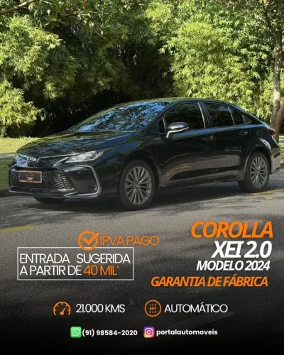 Toyota Corolla XEI 2.0 Flex 16V Aut. 2024
